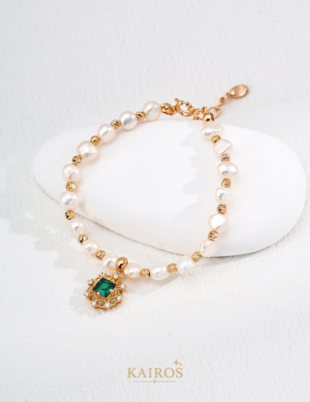 Kairos logo-only cover - Blooming Garden Pearl Light Bracelet