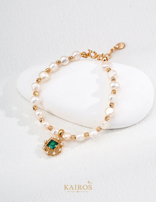Kairos logo-only cover - Blooming Garden Pearl Light Bracelet