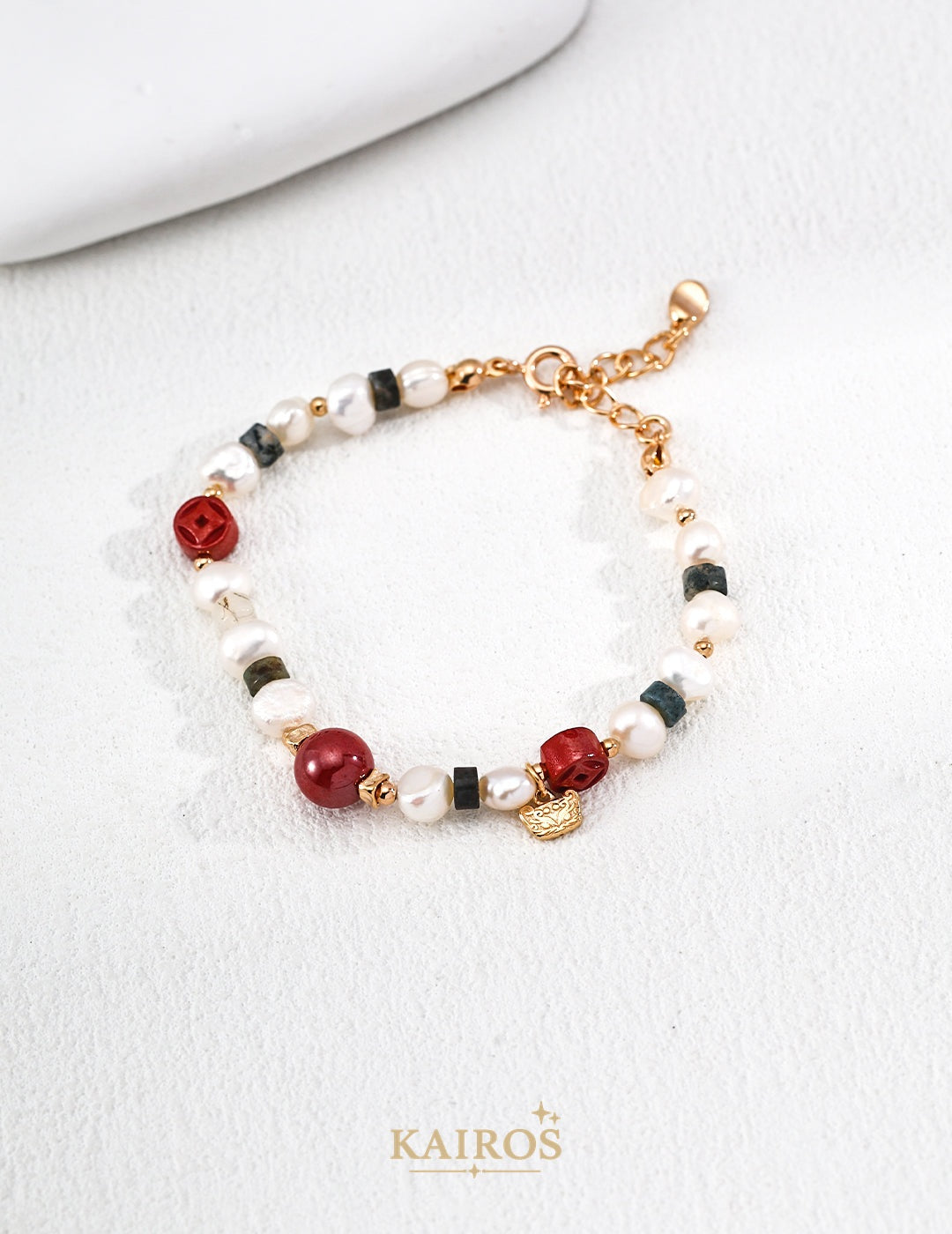 Kairos logo-only cover - Pearl Romance Grace Bracelet