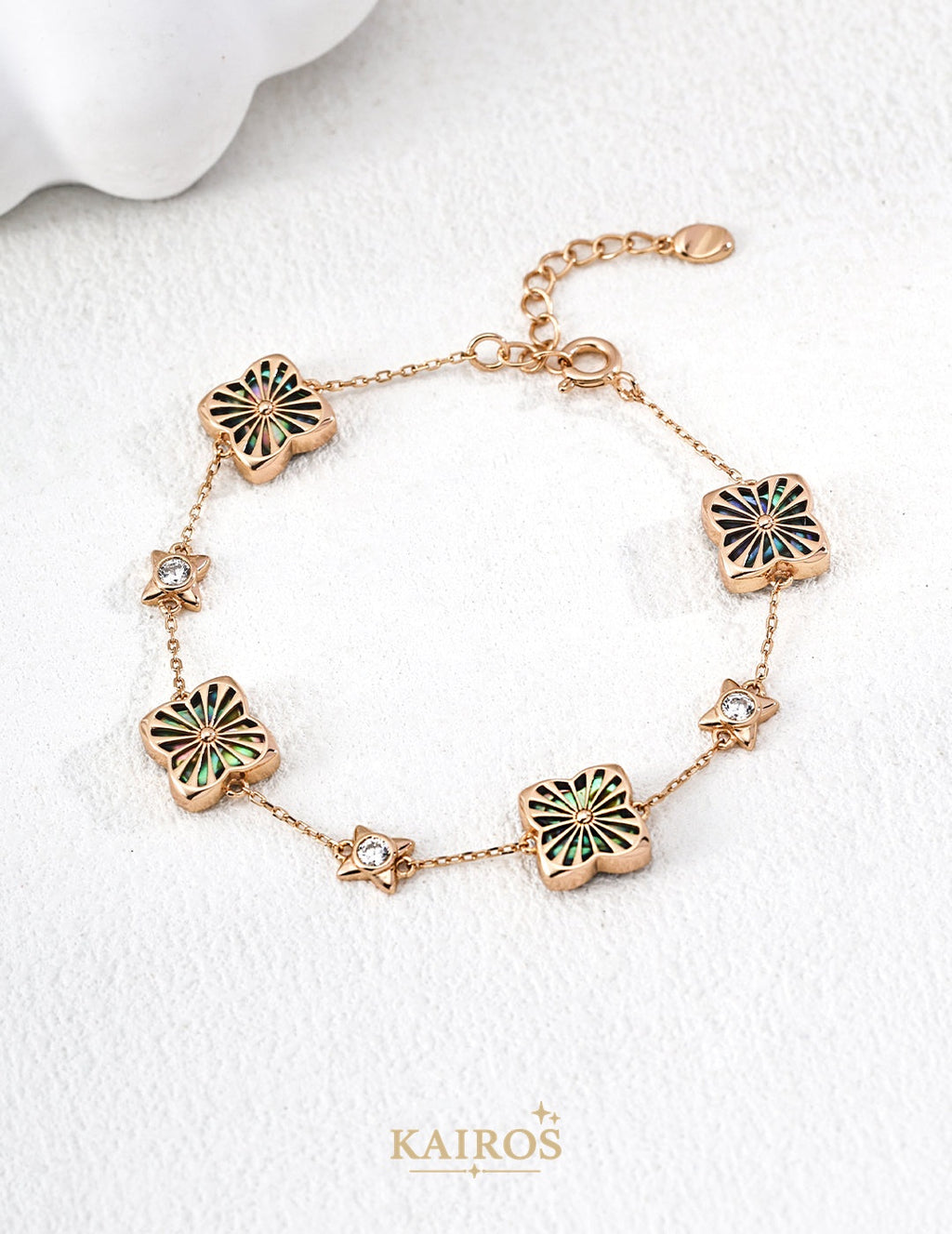 Kairos logo-only cover - Fortune Fish Mother-of-Pearl Bracelet