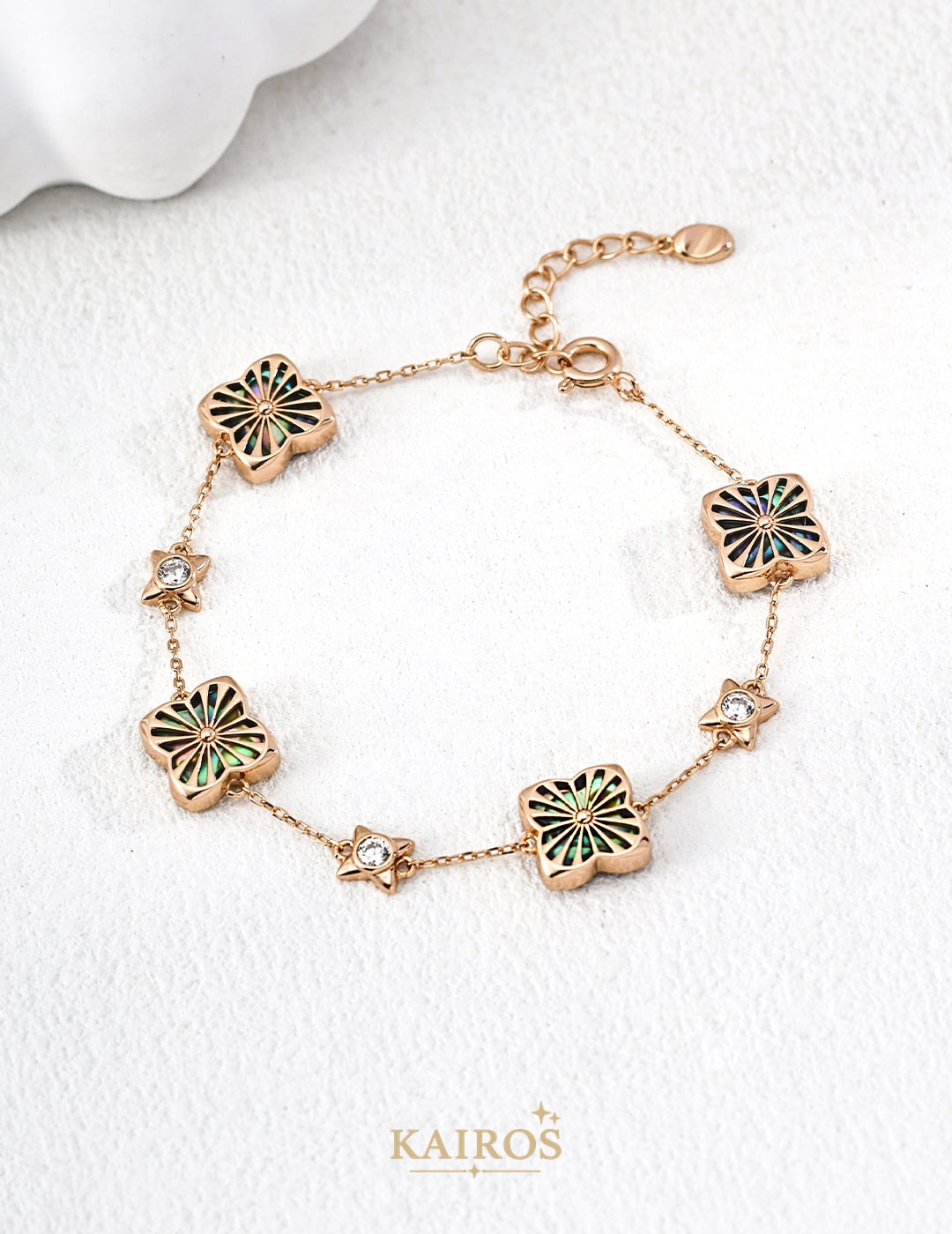 Kairos logo-only cover - Fortune Fish Mother-of-Pearl Bracelet