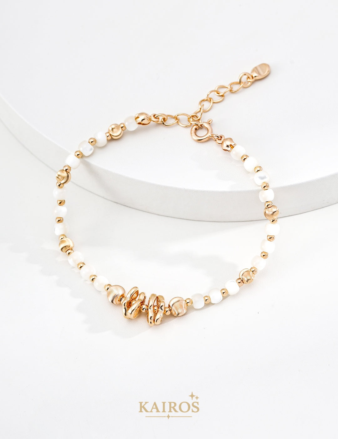 Kairos logo-only cover - Pearl Serenity Mother-of-Pearl Bracelet