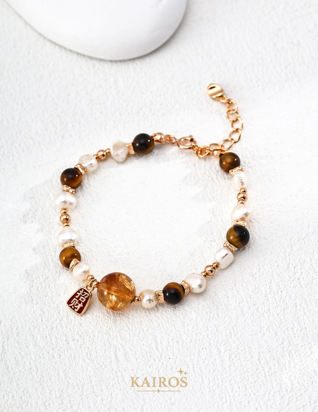 Kairos logo-only cover - Pearl Grace Bracelet