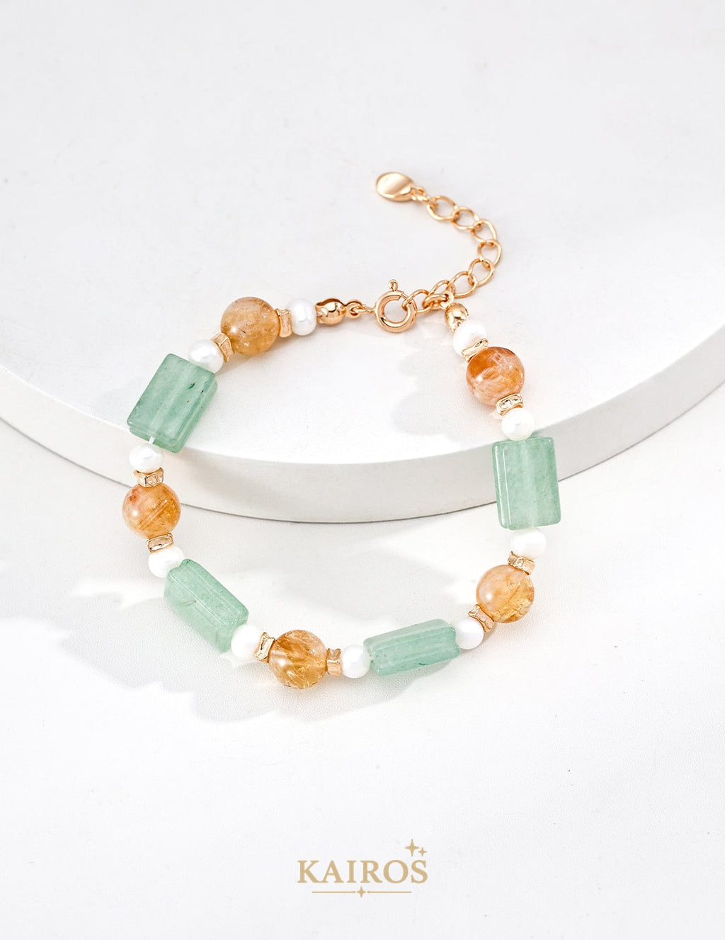 Kairos logo-only cover - Blooming Garden Pearl Bracelet