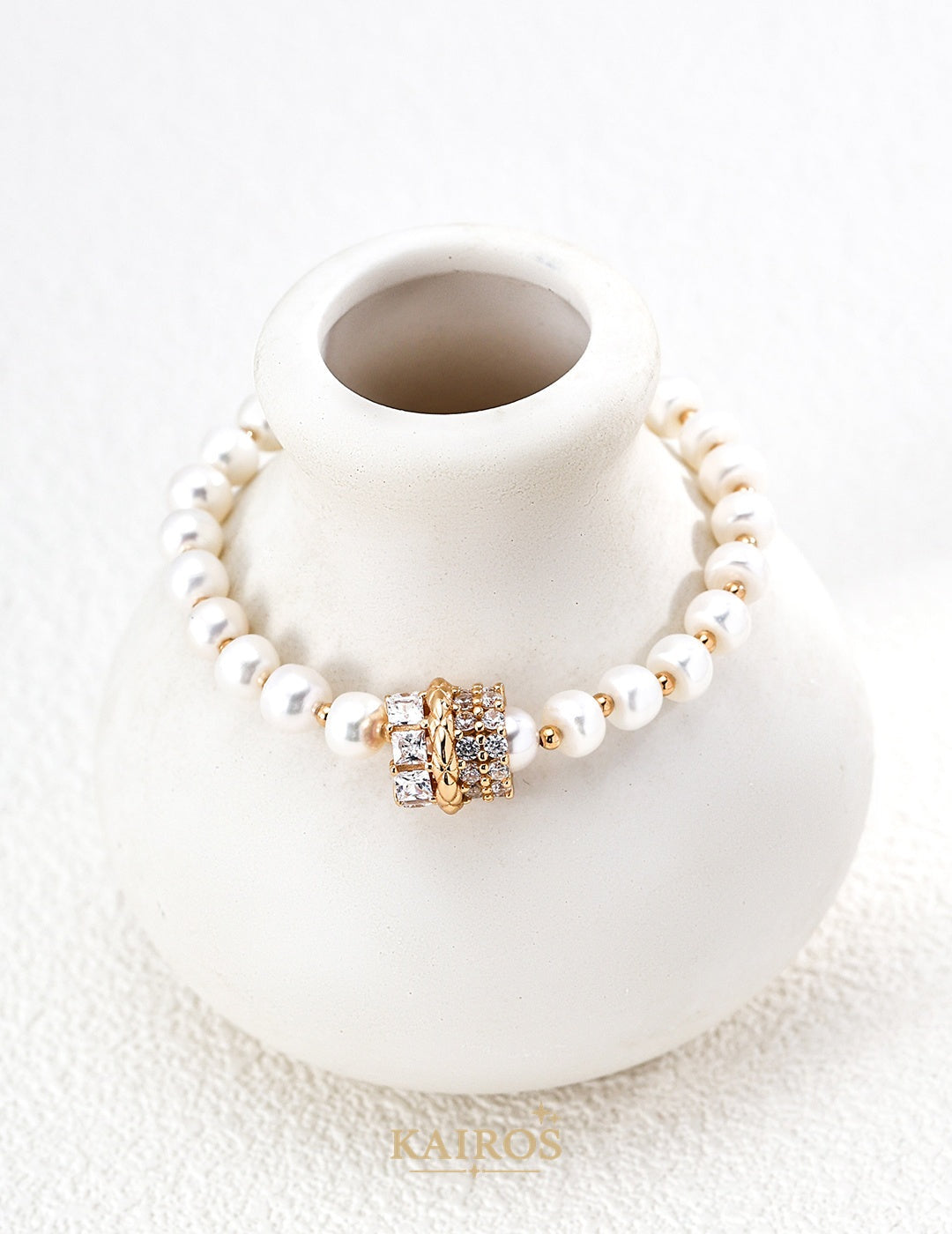 Kairos logo-only cover - Celestial Star Pearl Light Bracelet
