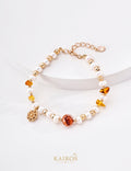 Kairos logo-only cover - Pearl & Crystal Bracelet