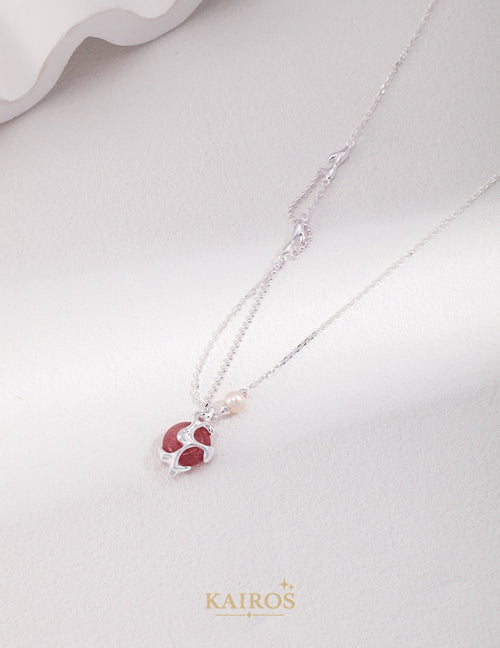 Kairos logo-only cover - Arc Flow Pearl Radiance Necklace