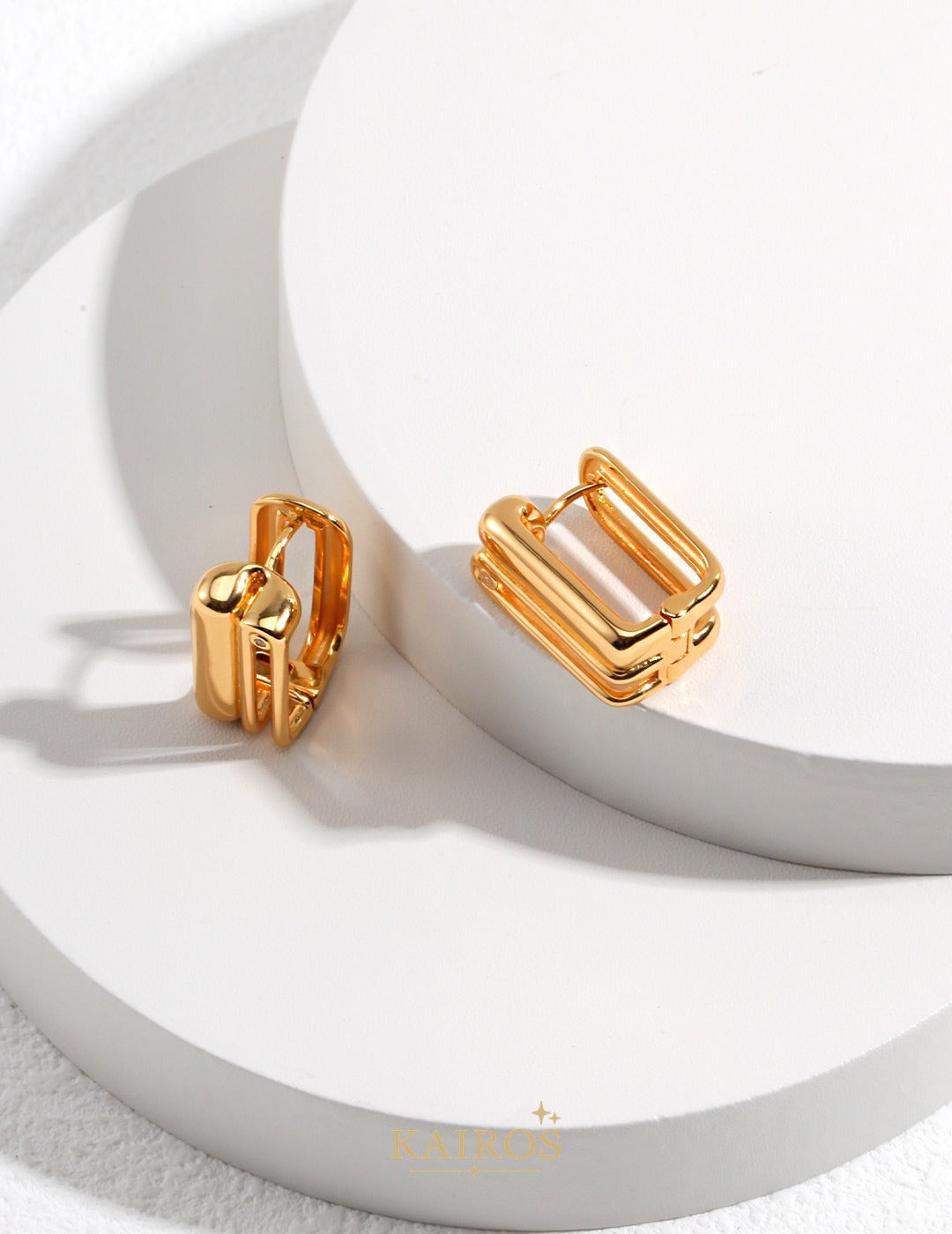 Kairos logo-only cover - Vintage Lumiere Grace Earrings