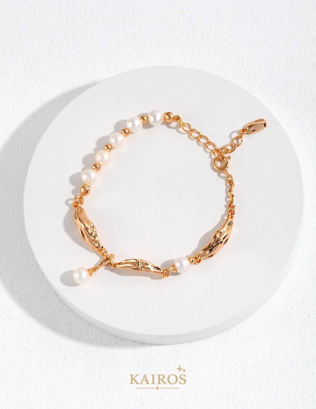 Kairos logo-only cover - Pearl Serenity Glow Bracelet