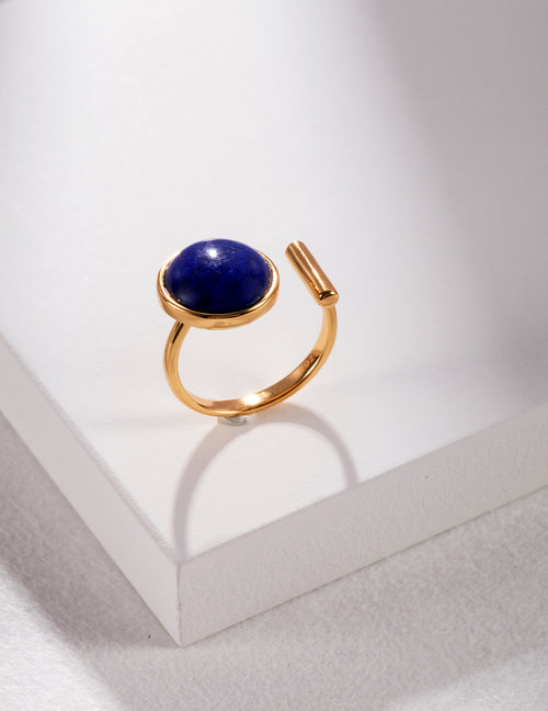 Lapis Lazuli Adjustable Ring image 1