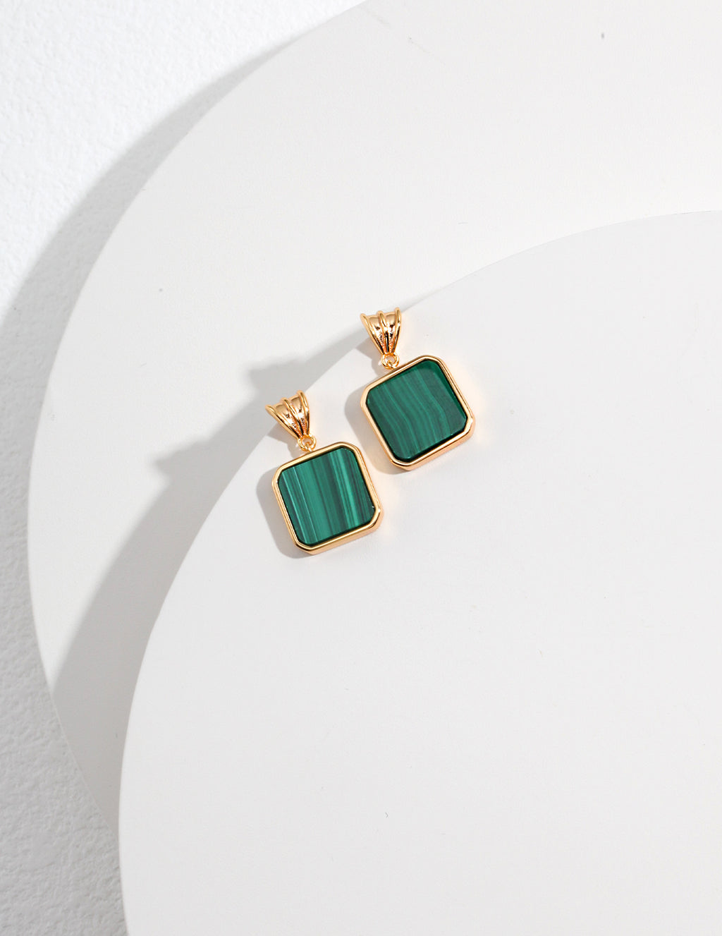 Malachite Earrings image 1