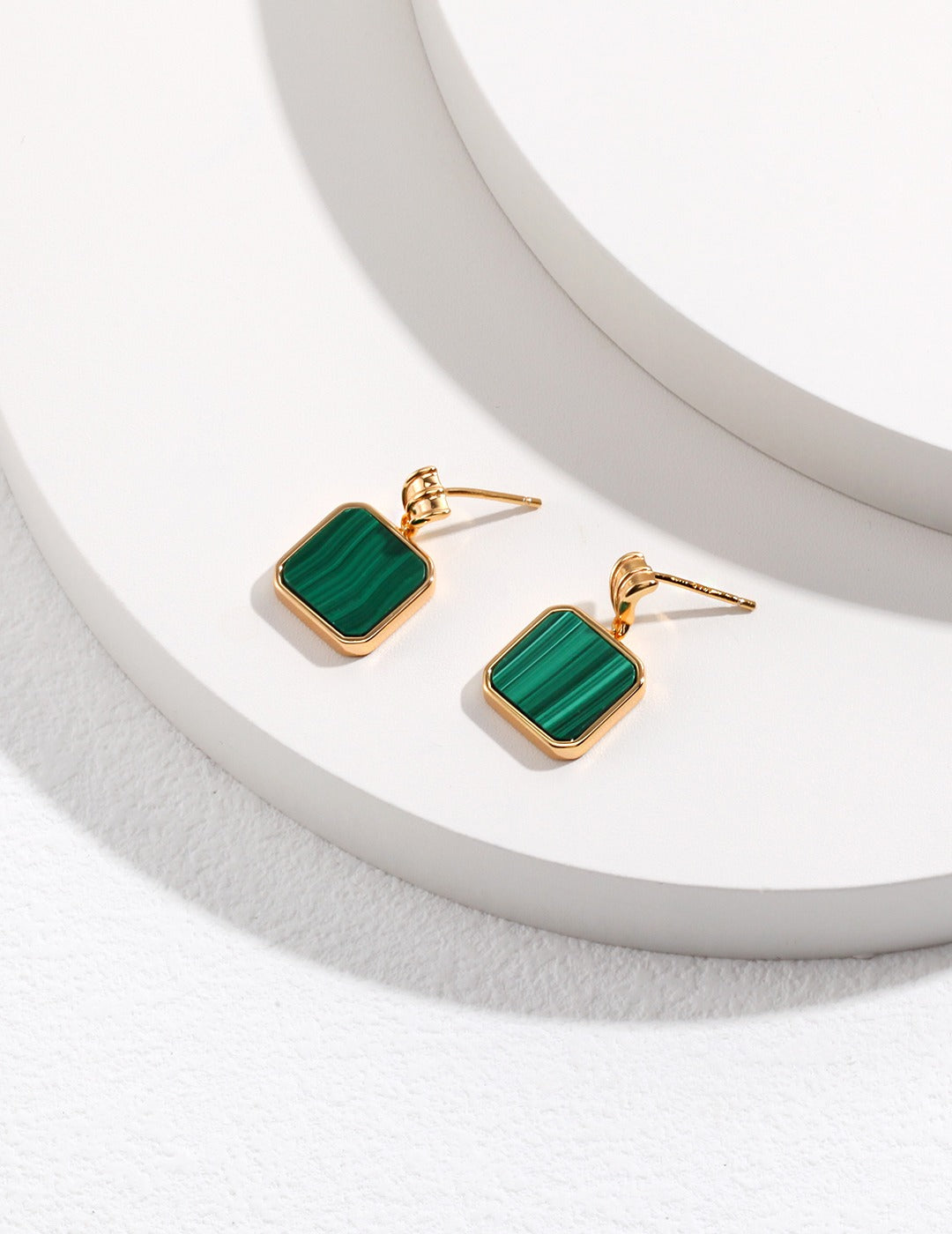 Malachite Earrings image 2