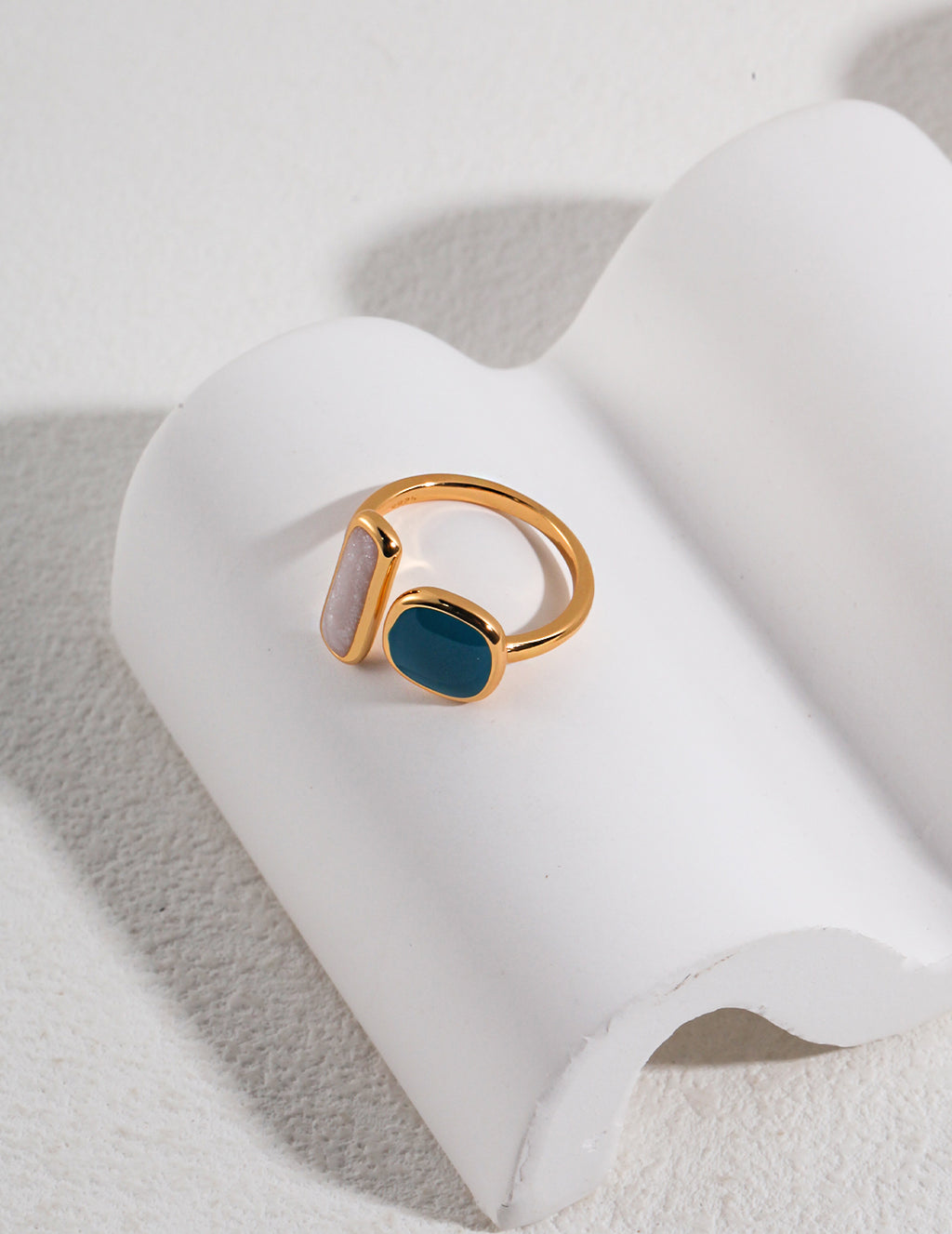 Floral Adjustable Ring image 3