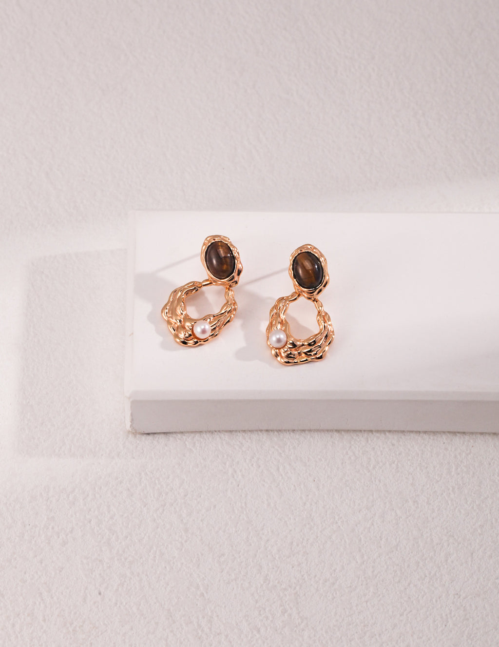 Tiger's Eye Earrings image 2