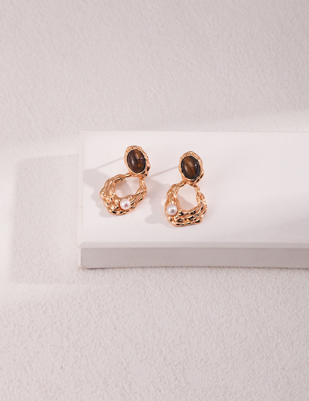 Tiger's Eye Earrings image 2