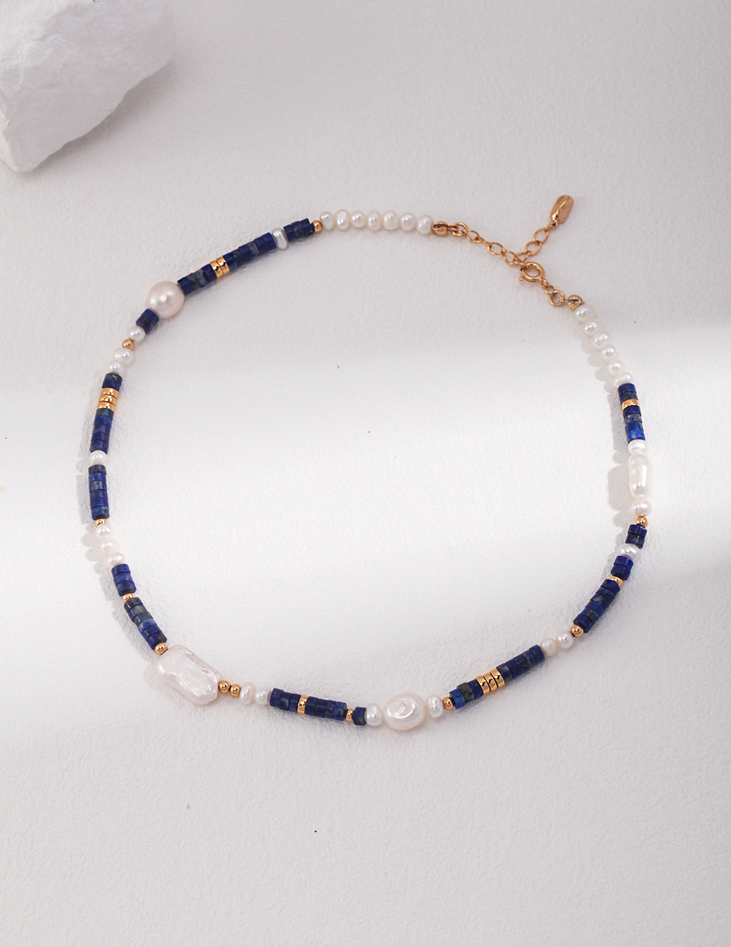 Lapis Lazuli Pearl Necklace image 2