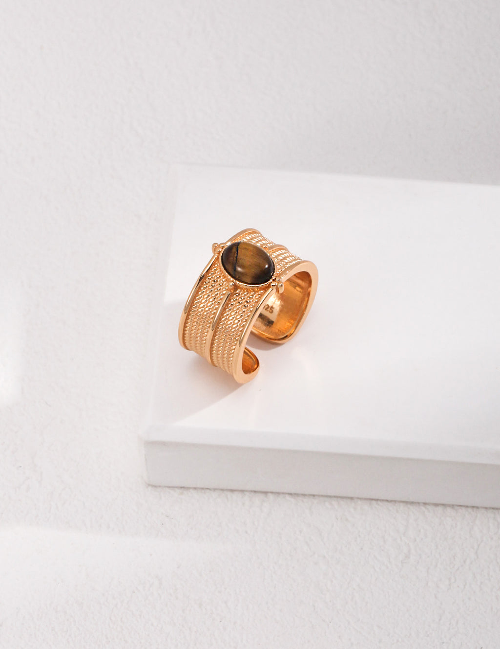 Tiger's Eye Adjustable Ring image 2