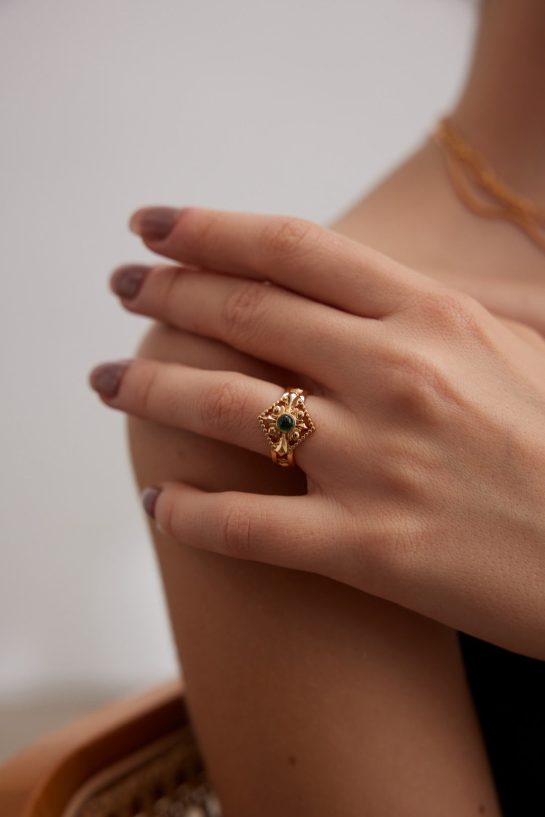 Zirconia Adjustable Ring image 3