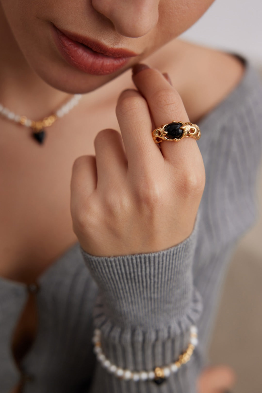 Agate Adjustable Ring image 1