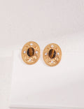 Tiger's Eye Earrings image 1