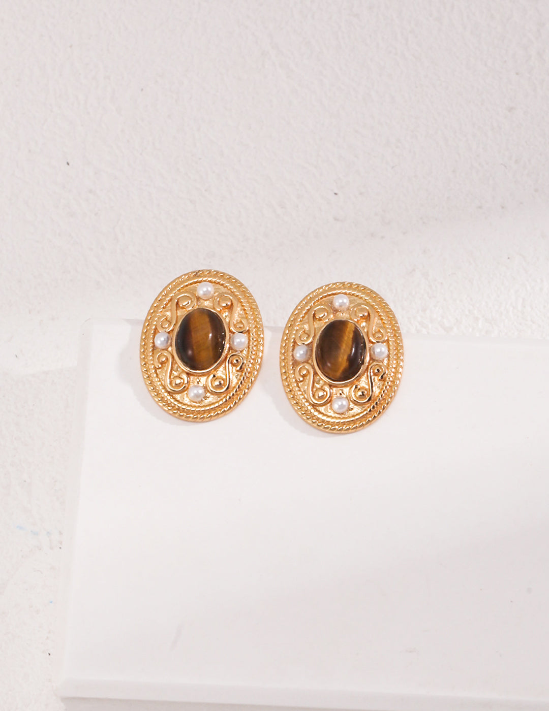 Tiger's Eye Earrings image 1