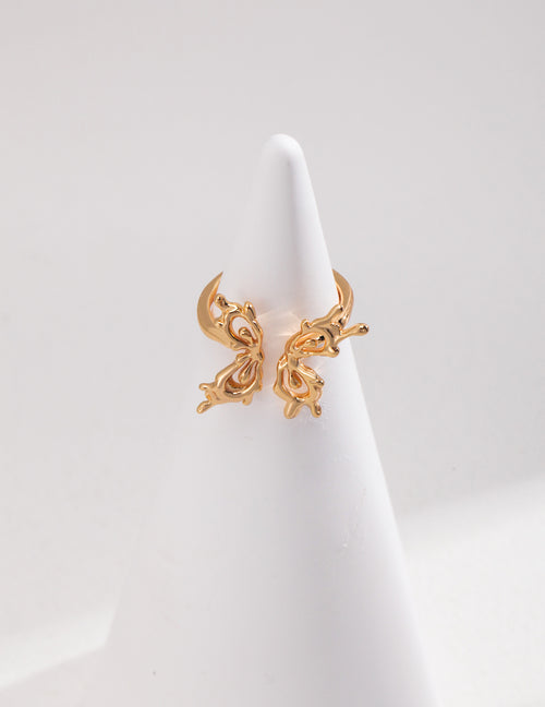 Butterfly Orchid Adjustable Ring image 1