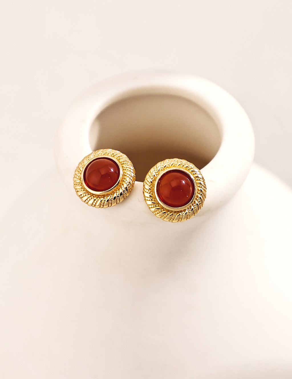 Agate Stud Earrings image 3
