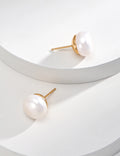 Pearl Stud Earrings image 1
