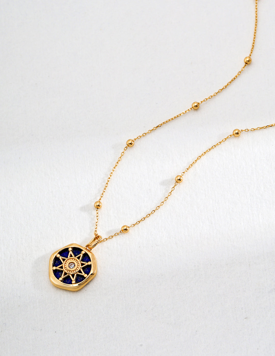 Lapis Lazuli Pendant Necklace image 1
