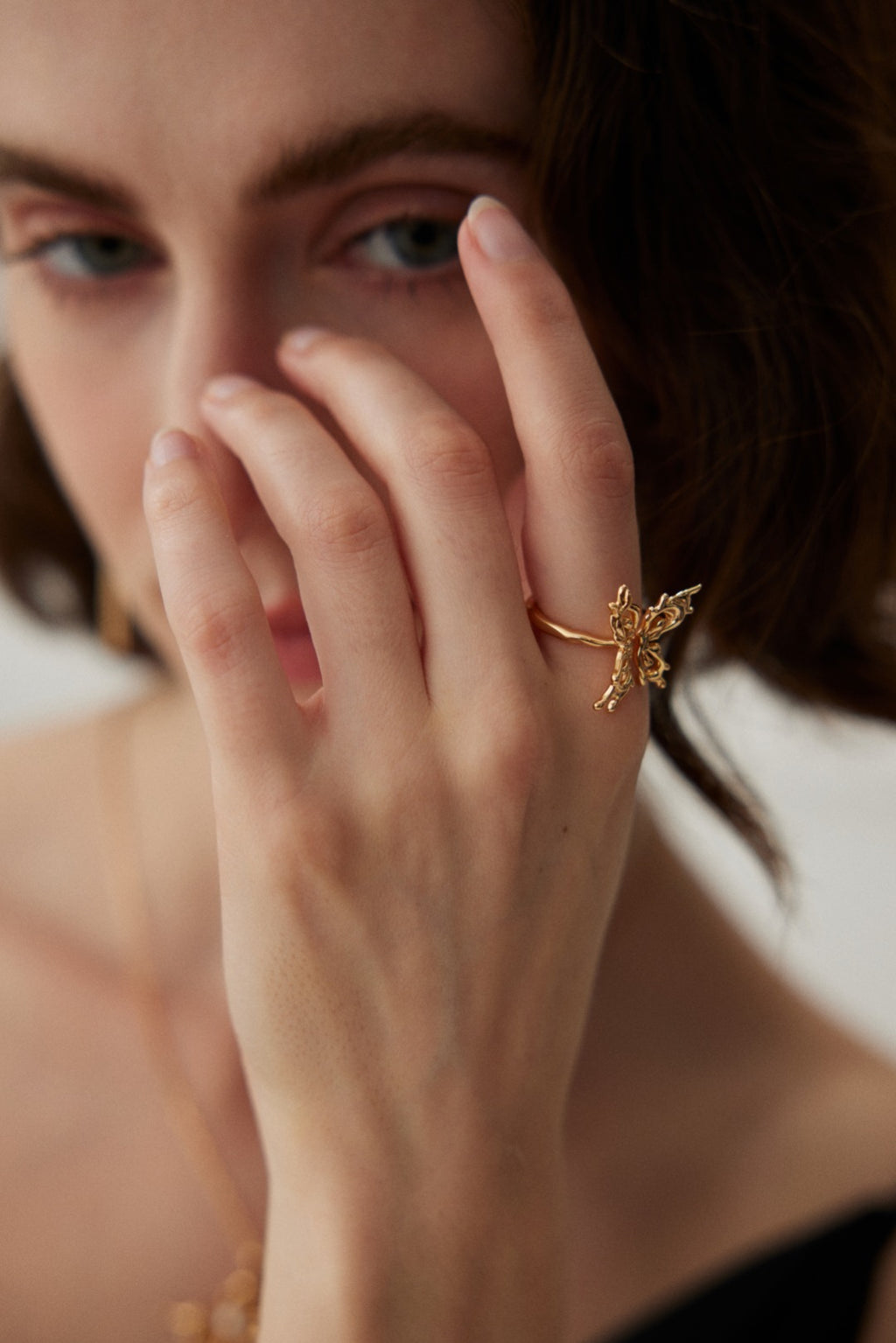 Butterfly Orchid Adjustable Ring image 4