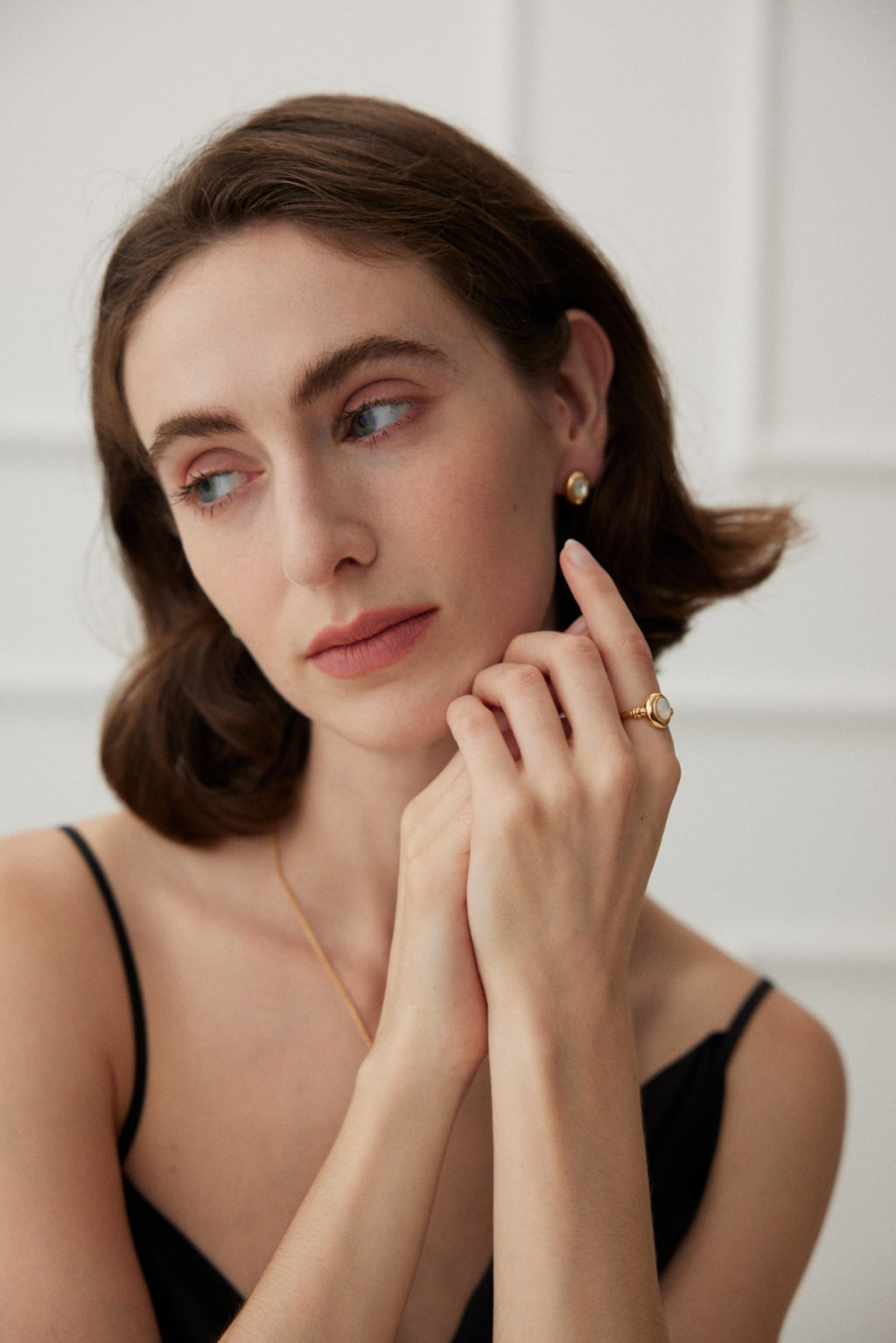 Luna Mother-of-Pearl Adjustable Ring image 4