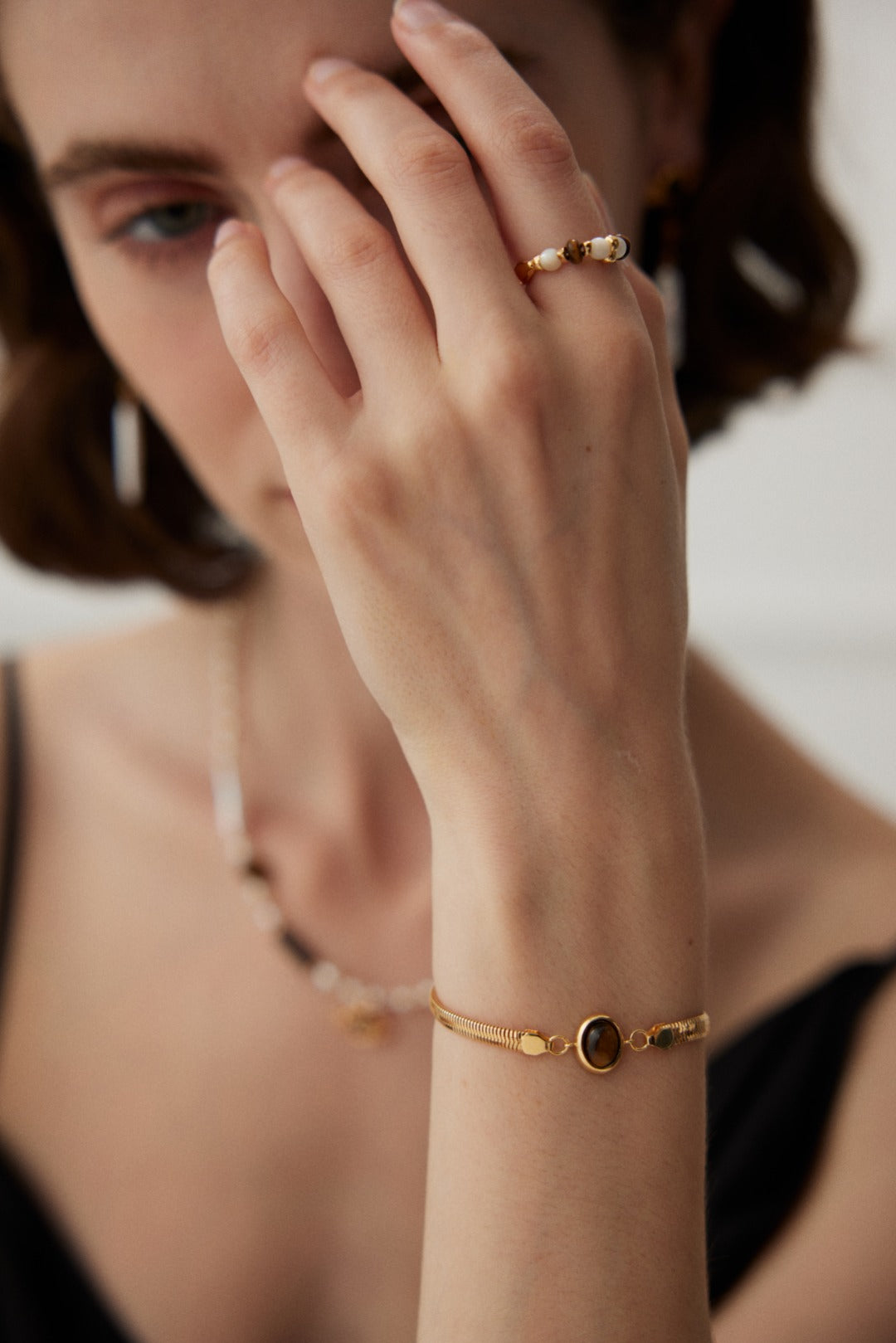 Tiger's Eye Gemstone Ring image 2
