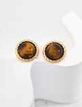 Tiger's Eye Earrings image 1