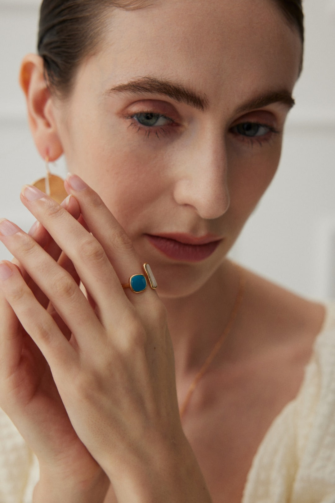 Floral Adjustable Ring image 4
