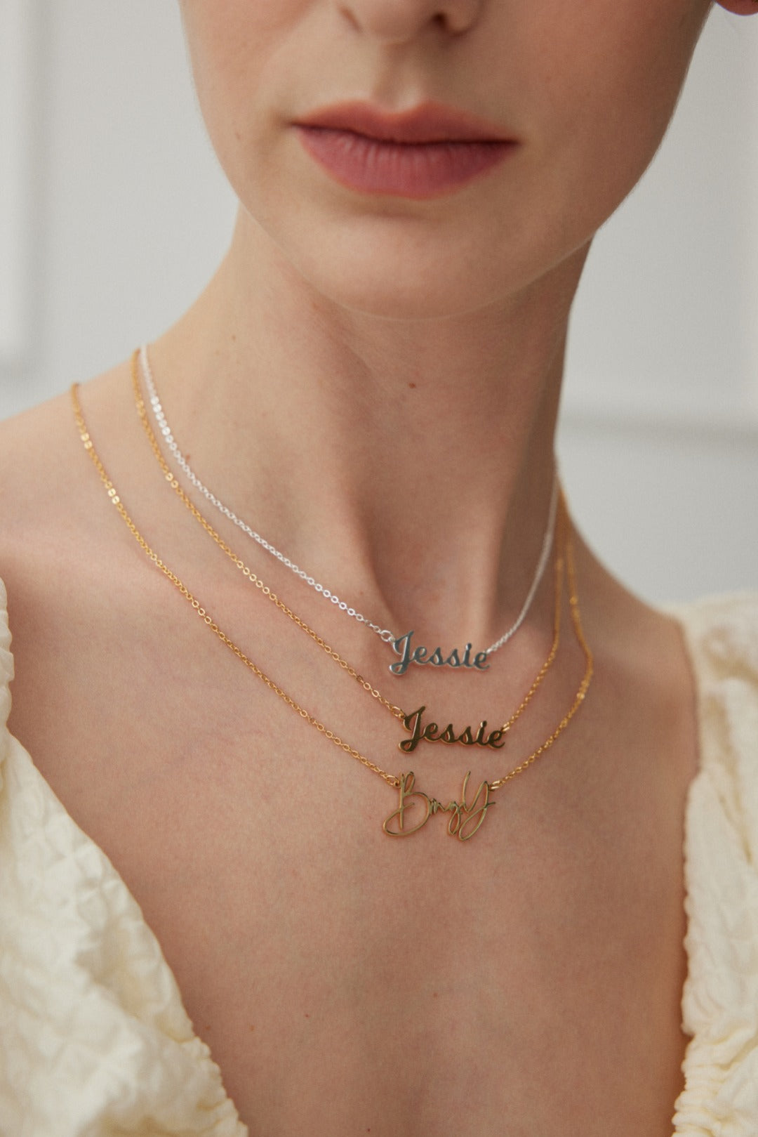Minimalist Layering Necklace image 1