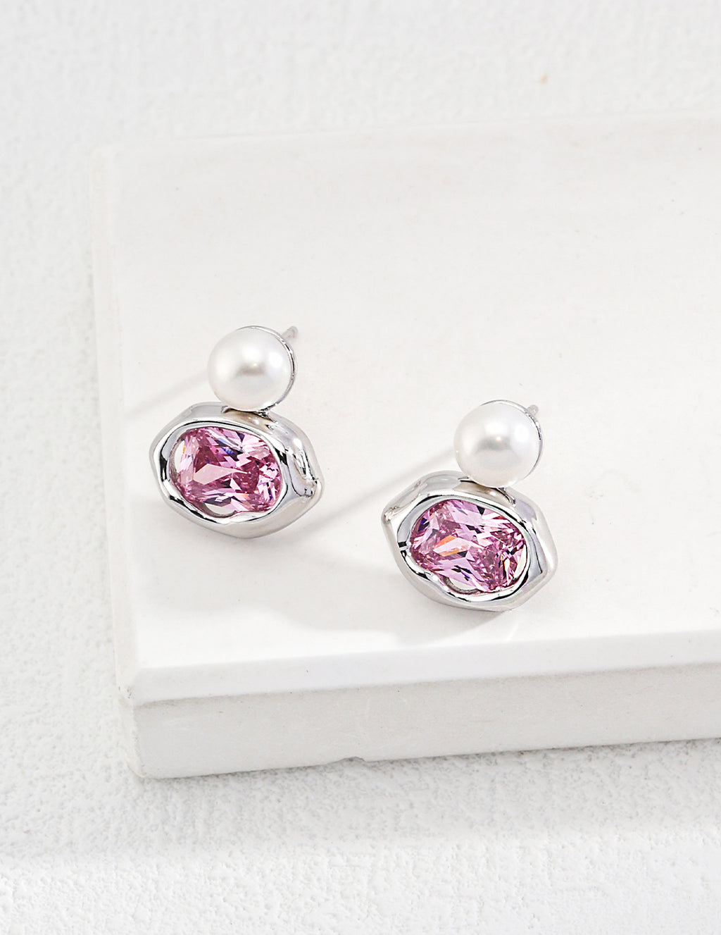 Pearl Stud Earrings image 1