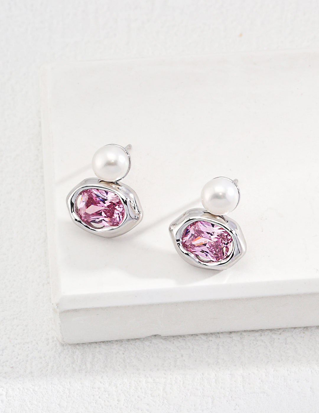 Pearl Stud Earrings image 1