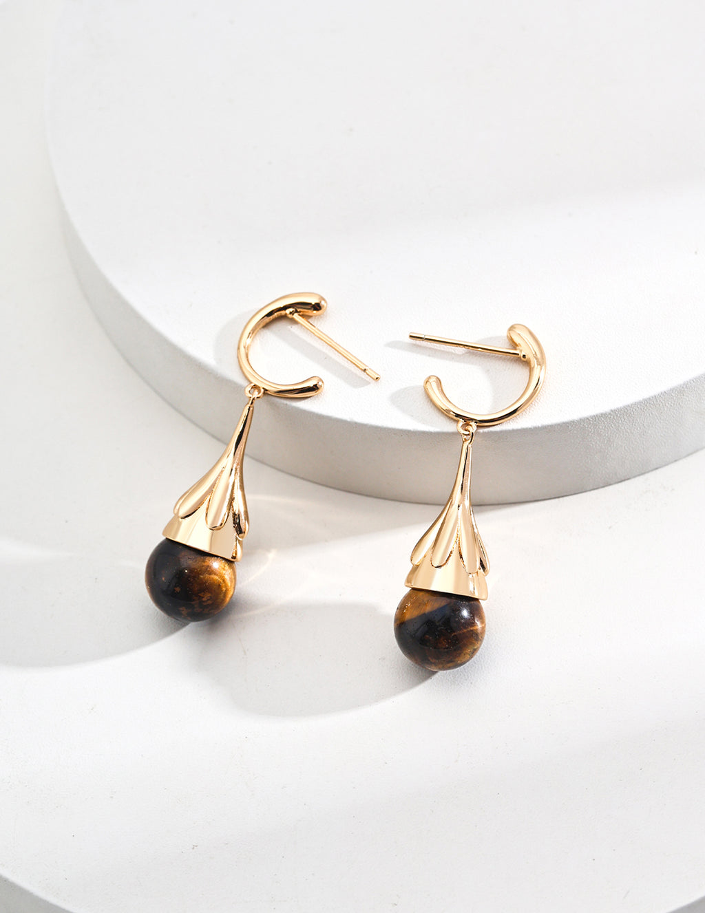 Tiger's Eye Earrings image 1