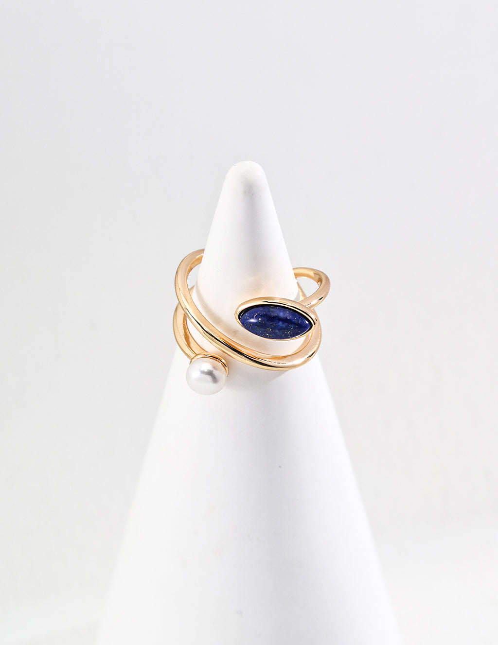 Lapis Lazuli Adjustable Ring image 1