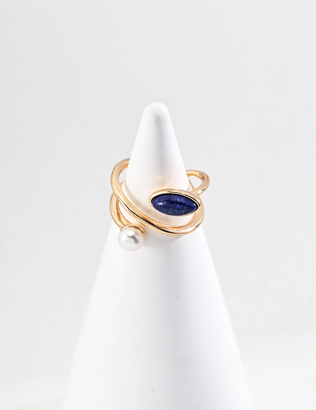 Lapis Lazuli Adjustable Ring image 1