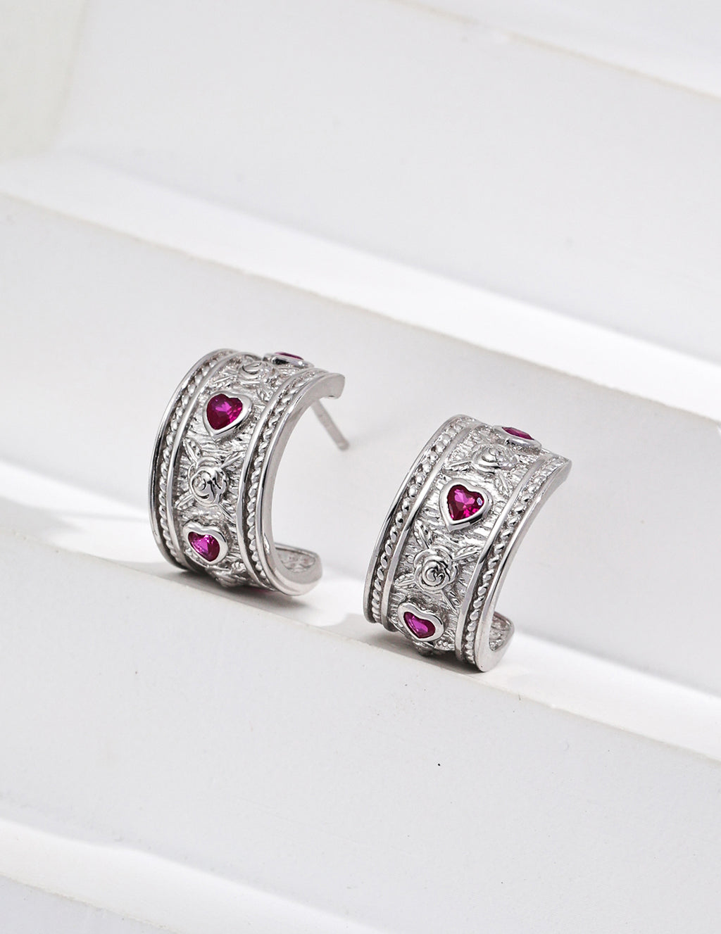 Floral Stud Earrings image 3