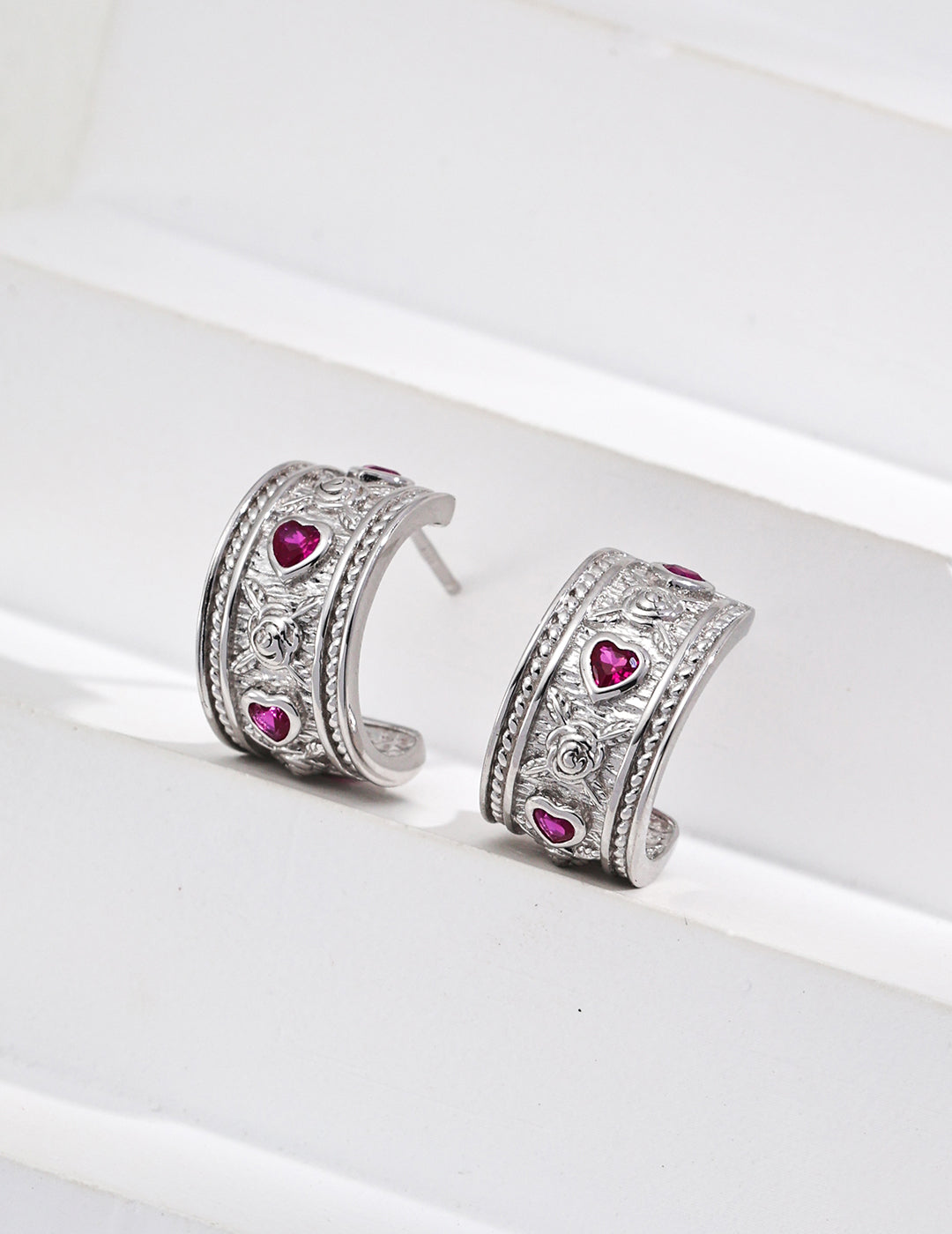 Floral Stud Earrings image 3