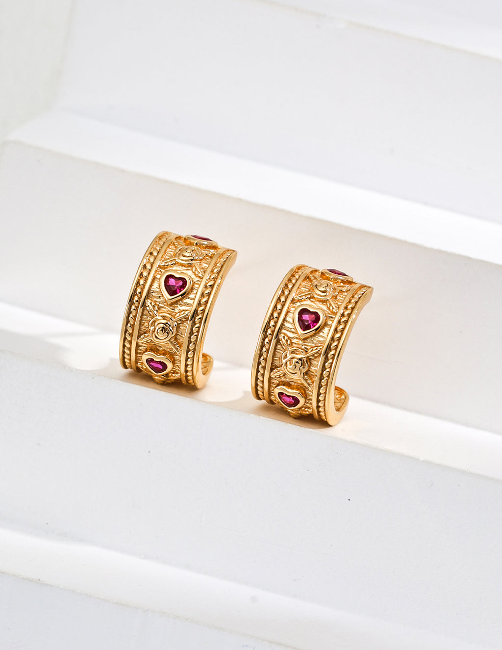Floral Stud Earrings image 1