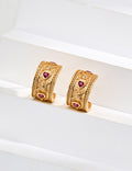 Floral Stud Earrings image 1