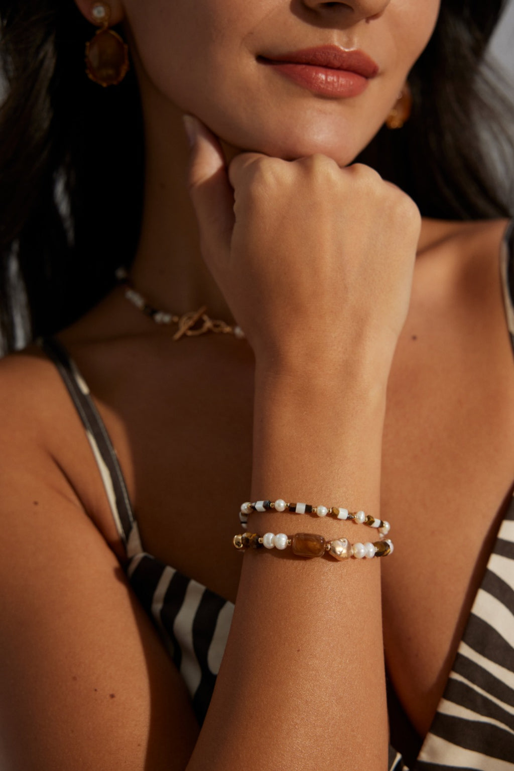 Tiger's Eye Adjustable Bracelet image 4