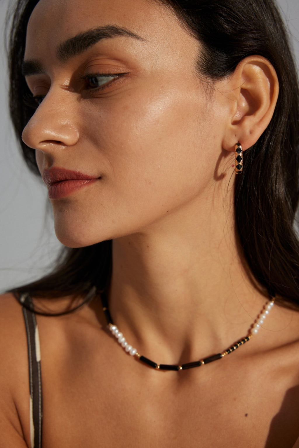Agate Pearl Necklace image 3