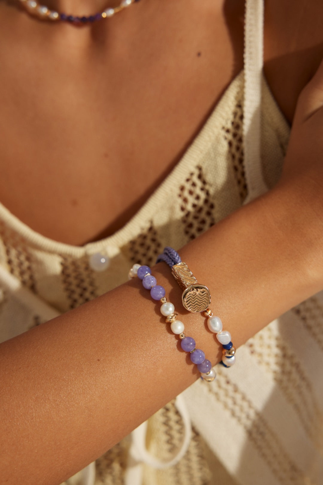 Lapis Lazuli Adjustable Bracelet image 2
