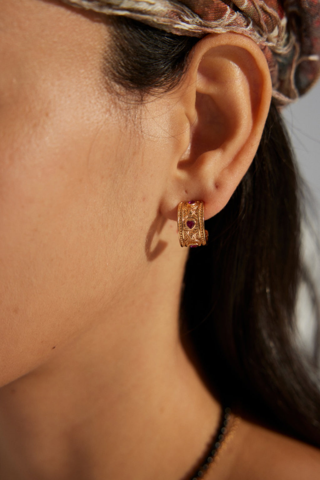 Floral Stud Earrings image 2