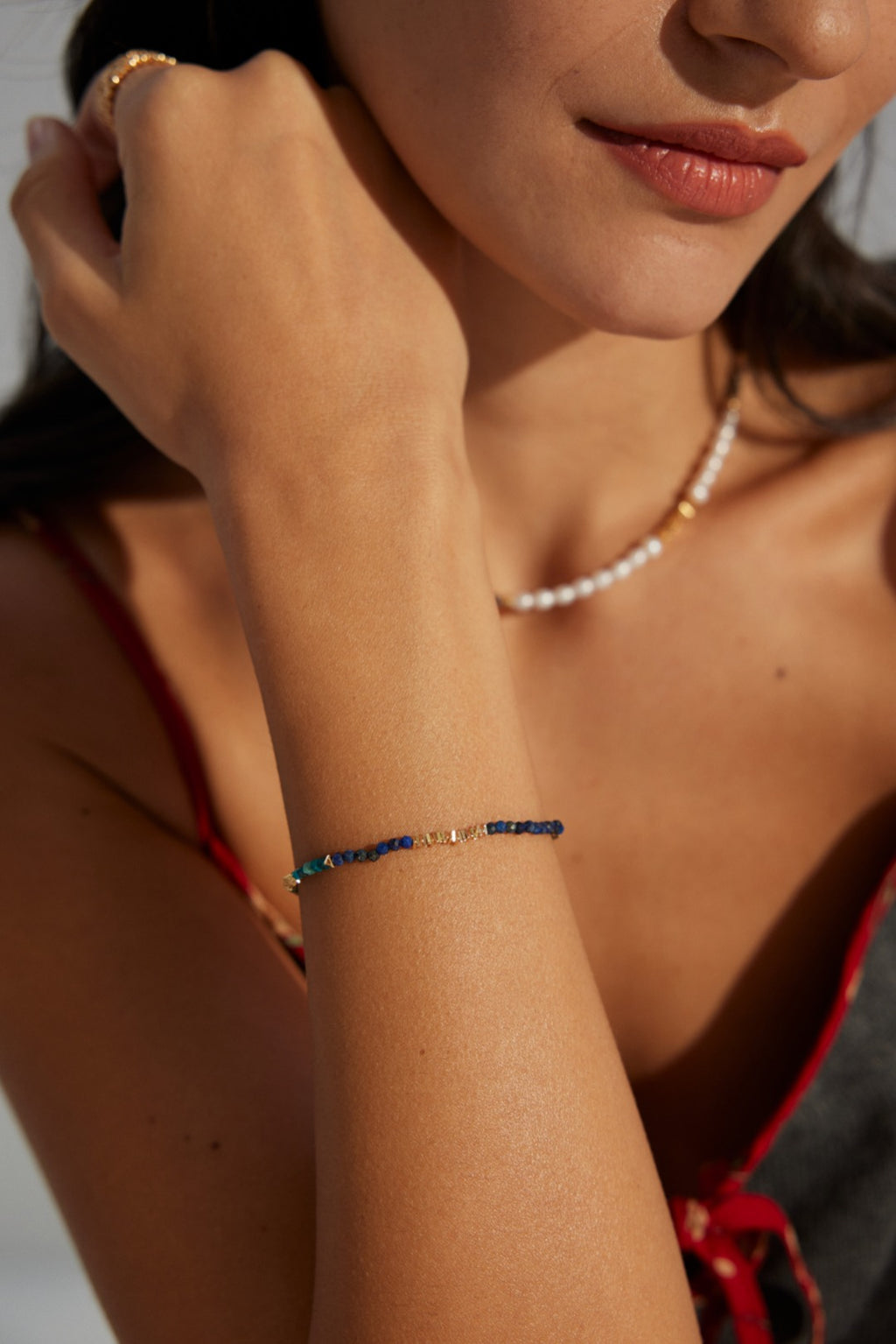 Lapis Lazuli Adjustable Bracelet image 2