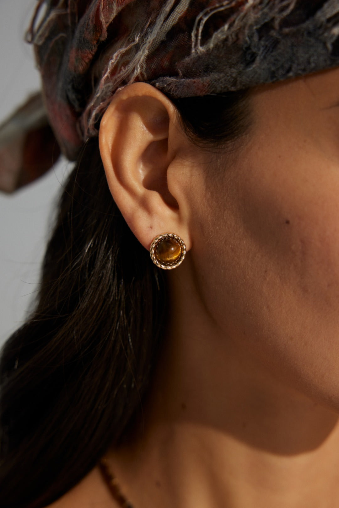 Tiger's Eye Earrings image 2